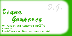diana gompercz business card